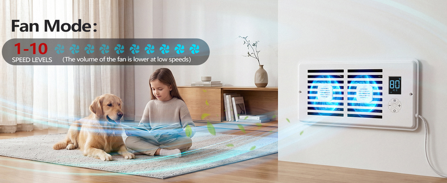 floor vent fan booster