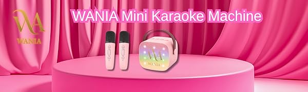 WANIA Mini-Karaoke-Machine
