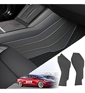 BMZX for Tesla Model 3 Accessories 2025 2024 Highland Center Console Side Anti-Kick Mats Waterpro...