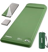 OGERY Upgraded Self-Inflating Sleeping Pad with Built-in Foot Pump &amp; Washable Cover, 3" Memory Ca...