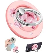 Lotadilo Compatible with Magsafe Phone Ring Holder - for Women Girls Cute Funny Fashion Peach Blo...