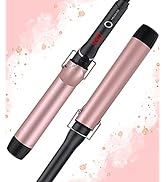 Unlock Your Hair's Potential with MegaWise Pro Curling Iron: 1 1/4 inch Ceramic Barrel, 60s Fast ...