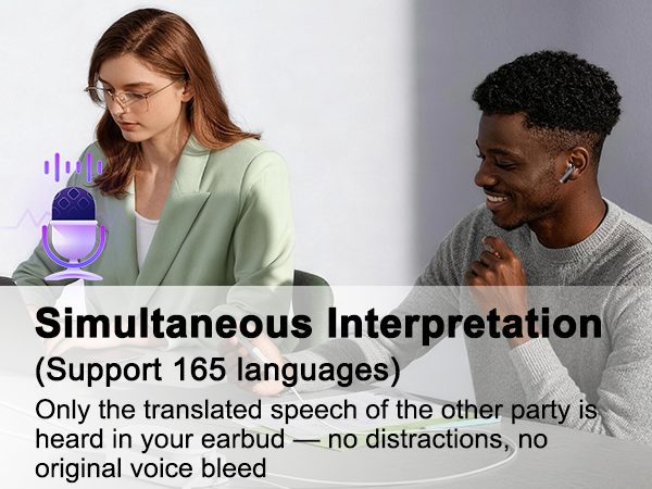 AI Translation Earbuds Real Time