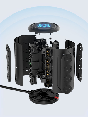 charging tower for multiple devices tower power strip tower surge protector