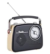 Wenpzeray D-216 AM FM SW Band Radio Portable Retro Transistor Receiver BT Speaker AC Power Batter...