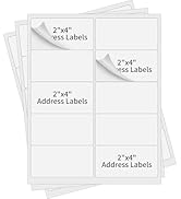 2" x 4" Shipping Labels,10 UP Address Labels,2000 Labels Sticker Paper for Laser/Inkjet Printer M...