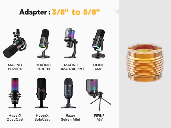 MAONO Boom Arm Microphone Stand BA20 White