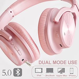 zihnic ANC 919 Rose Bluetooth headphone