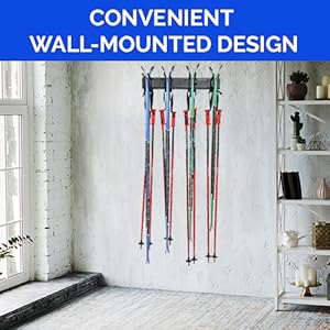 wall ski rack