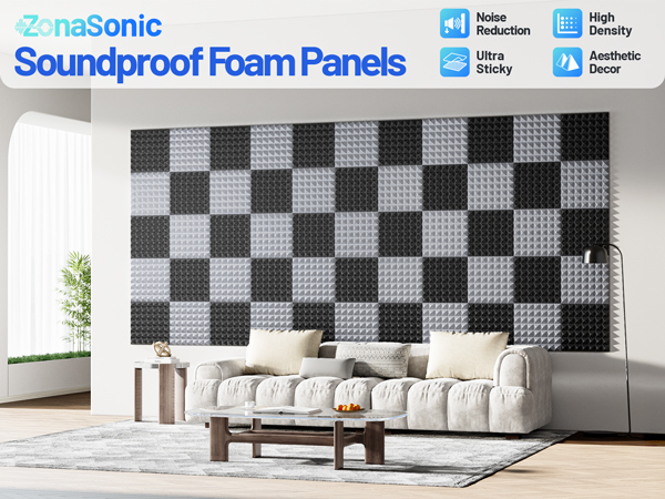 Sound Proof Foam Panels for Walls