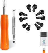 Doorbell Screwdriver Replacement, Doorbell Security Screws,T6 Screwdriver Fit Doorbell, 2nd Gener...