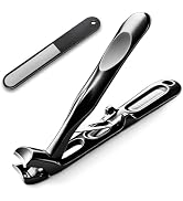 Toenail Clippers for Seniors Long Handle Toe Nail Clippers Set for Thick Toenails Sharp Fingernai...