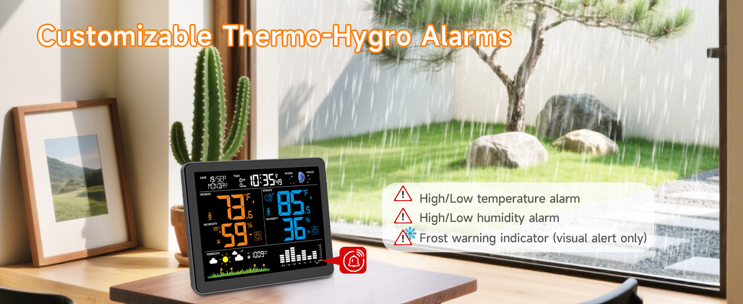 wireless weather station indoor outdoor