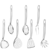 HIFIND Cooking Utensils Set, 7 PCS Stainless Steel Kitchen Utensils Set, Durable Kitchen Utensils...