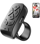 Scrolling Ring Remote for TikTok YouTube Instagram Shorts Video, Scroller Page Turner Clicker for...