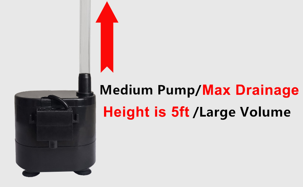 pump for the dehumidifier