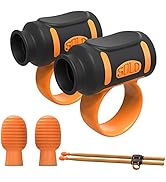 Drumsticks Grips with Drum mutes, Drumsticks Accessories for 5A drum sticks, Easy Stick Twirl, Gr...