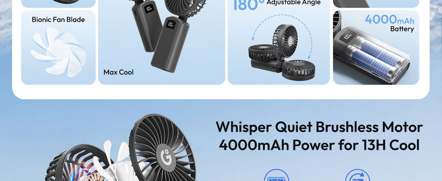 Portable Handheld Mini Fan