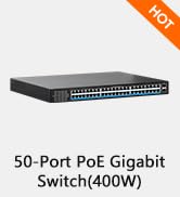 48 Port Gigabit PoE Switch Unmanaged with 48 Port IEEE802.3af/at PoE+@400W, 2 x 1G SFP, NICGIGA 5...