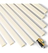 Delamu 142in Beige Cord Hider Cable Hider, Cord Covers for 2-3 Wires on Wall, Premium Wire Hiders...