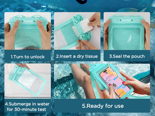 CACOE Waterproof Phone