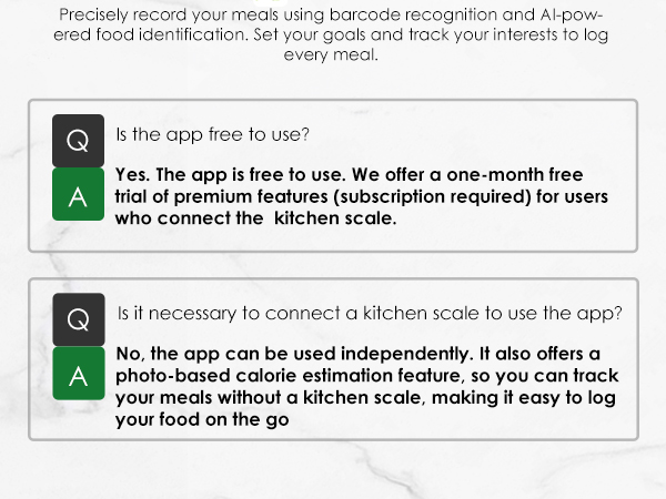 Smart Food Kitchen Scale