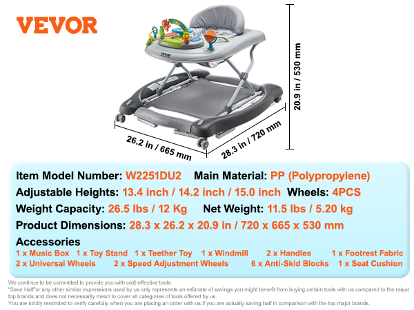 baby walker with wheels