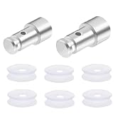 2Pcs Silver Universal Replacement Floater Valve with 6 Pcs Silicone Gaskets Electric Pressure Coo...