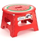 ACSTEP 9 Inch Folding Step Stool for Kids, Sturdy Collapsible Step Stool Foldable Up to 300 lbs f...