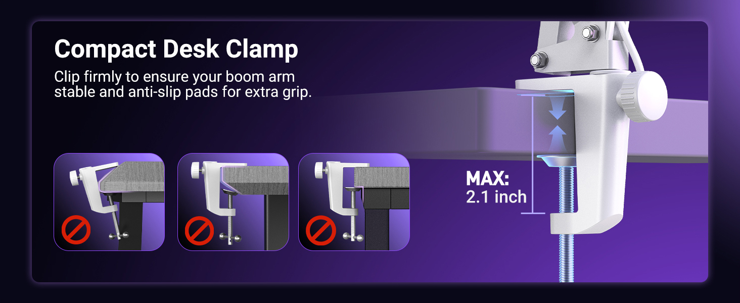 Mic Arm with C-Clamp