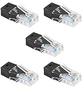 SinLoon RJ45 Network Test Adapter, 8P8C Network Plug 120 Ohms 0.25 Watts,RJ45 Connectors, for Dev...