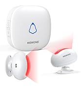 Wireless Motion Sensor Door Chime: Indoor Motion Sensor Detector Alarm Business Entry Doorbell St...