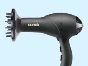 Hair dryer with diffuser