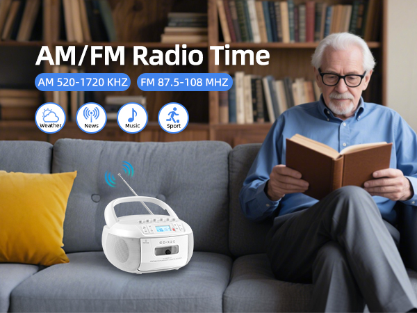 CD and Cassette Player