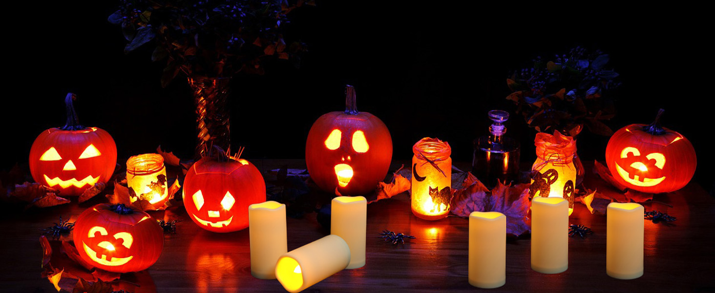  flameless Candles 