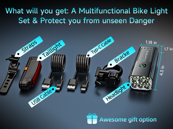 Shockproof bike light