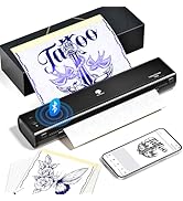 Phomemo TP81 Tattoo Stencil Printer Upgraded, Tattoo Printer with 10pcs Transfer Paper, Bluetooth...