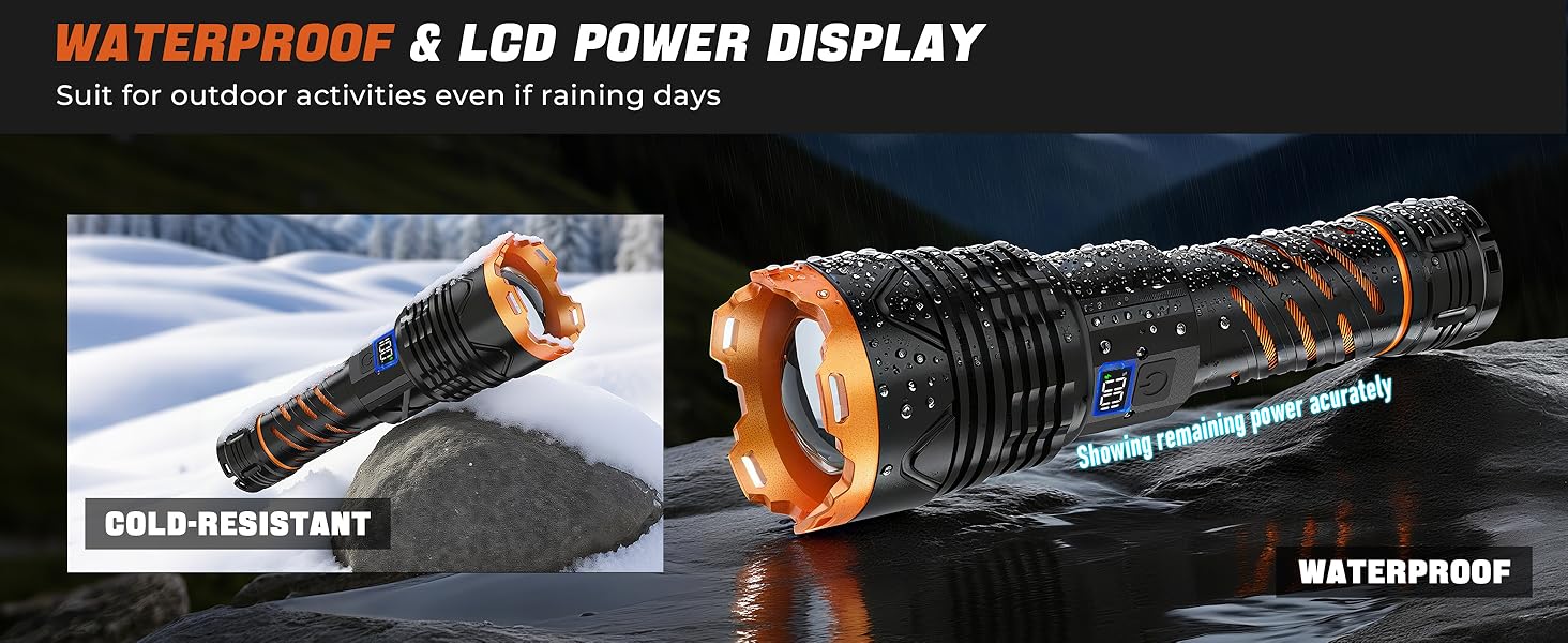 Flashlight High Lumens Rechargeable