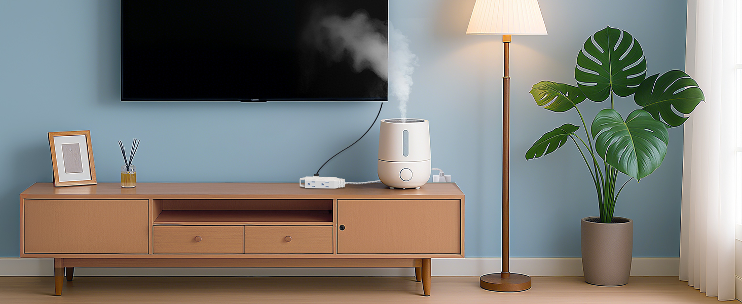 Extension Cord with 360° Flat Plug