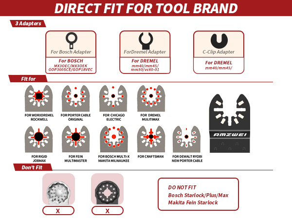multi tool blades metal