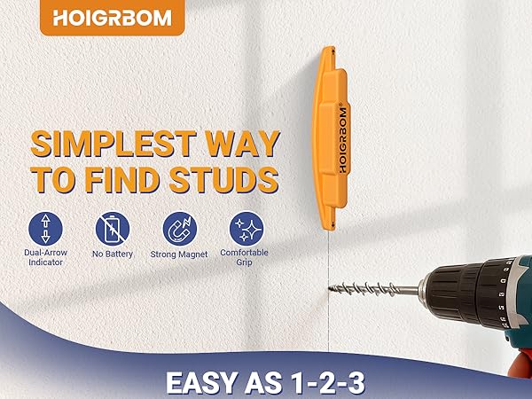 wall stud finder/stud detector for drywall/Magnetic Stud Finder/Powerful Wall stud finder magnet
