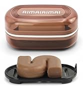 AIMAIAIMAI Travel Soap Container, Translucent Visible Soap Box, Travel Soap Holder with Removable...