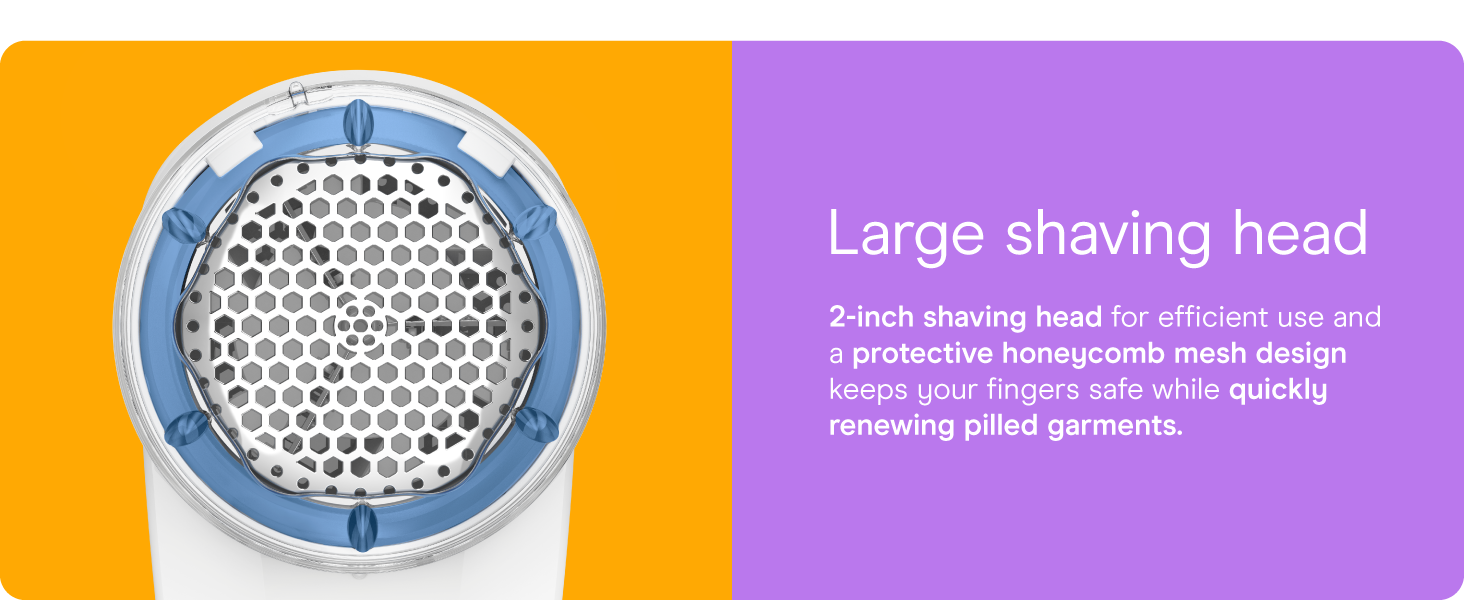 Conair fabric shaver sweater lint depiller defuzzer clothing adjustable large head revive furniture