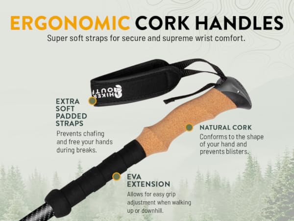 Ergonomic Cork Handles
