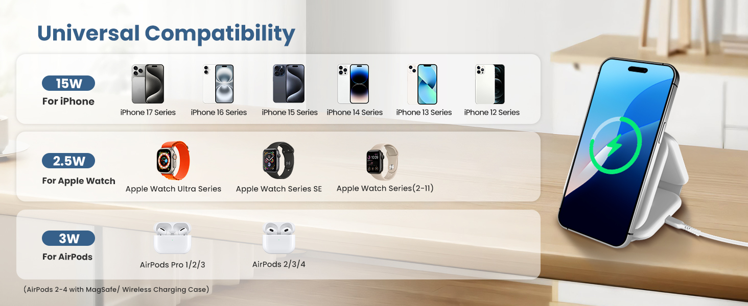 3 in 1 charging station apple