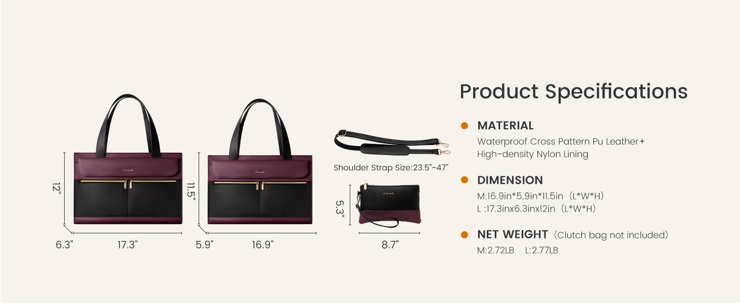 Perfectly sized tote bag for daily use, fitting your essentials without being oversized
