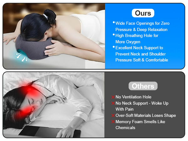 massage face pillow