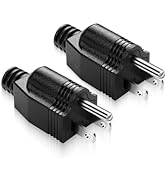 JSADZKJ NEMA 5-15P Power Adapter American Standard 3 Pin Power Replacement Plug NEMA 5-15P Electr...