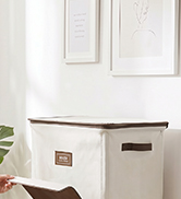 SOLEDI 120L Tall Laundry Hamper with Lid &amp; Delicates Compartment, Clothes Hamper with Removable L...