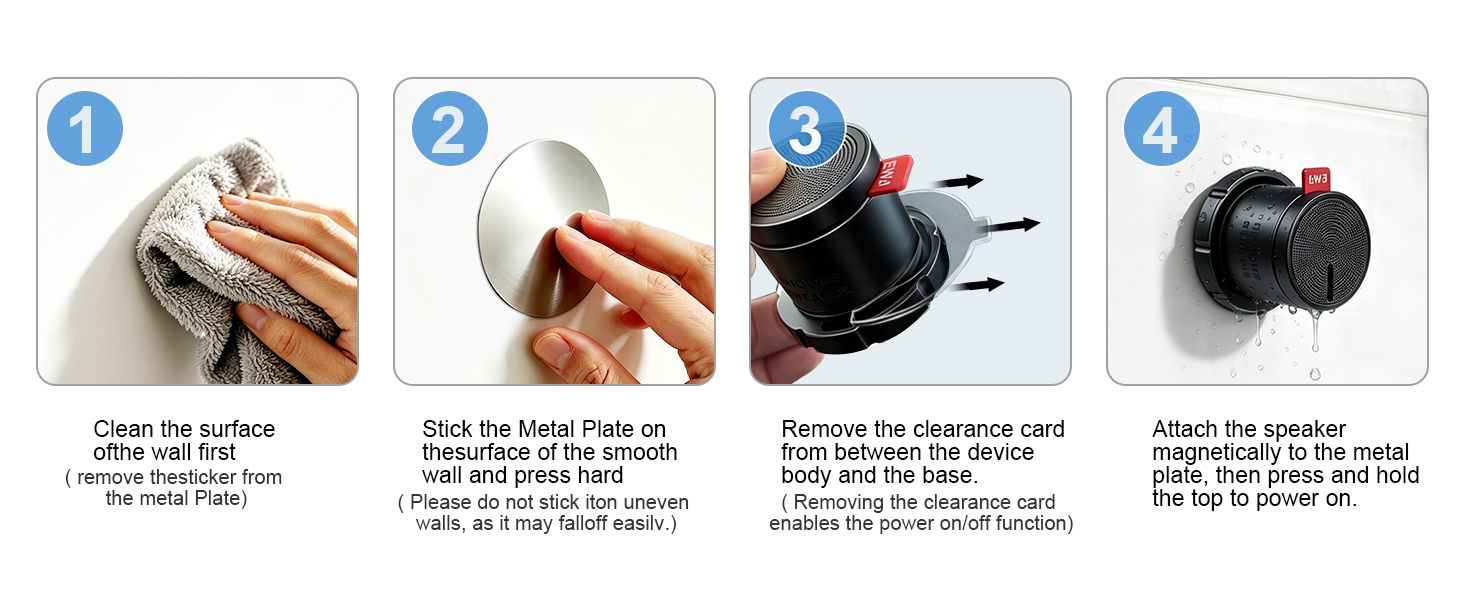 Magnetic Portable Bluetooth Speaker